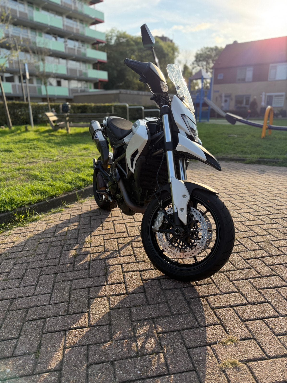 Ducati Hyperstrada ( hypermotard )821 ABS | Termignoni |, Motos, Permis Moto A, Occasion, Plus de 35 kW, 2 cylindres