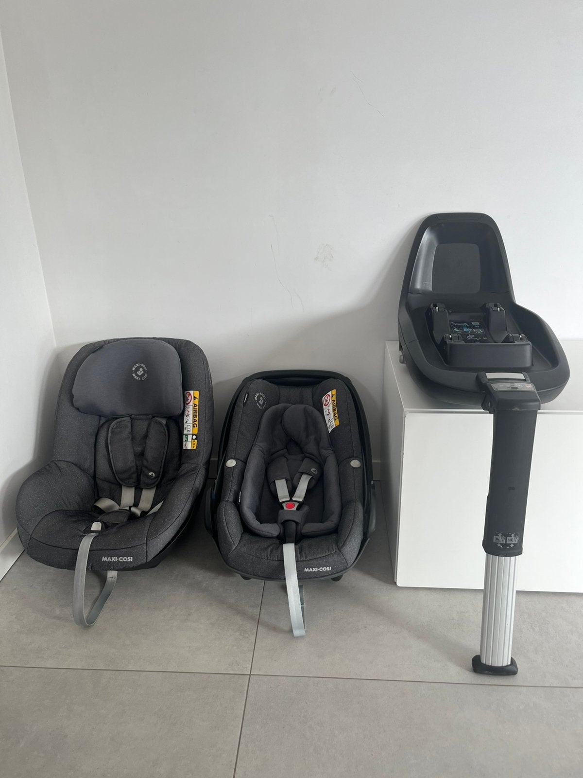 Set Maxi-Cosi + autostoel + isofix, Kinderen en Baby's, Ophalen, Zo goed als nieuw, Maxi-Cosi, Isofix