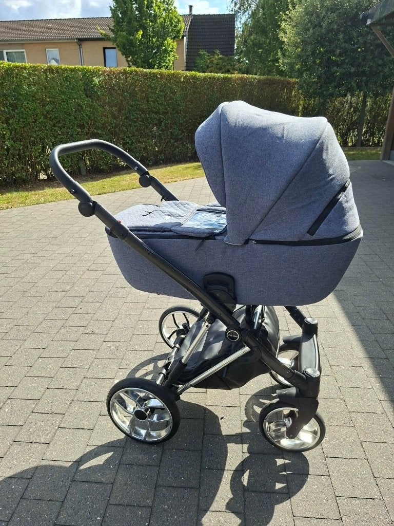 P'Tit Chou kinderwagen Novara Jeans 3-in-1, Gebruikt, Duowagen, Ophalen, Kinderwagen