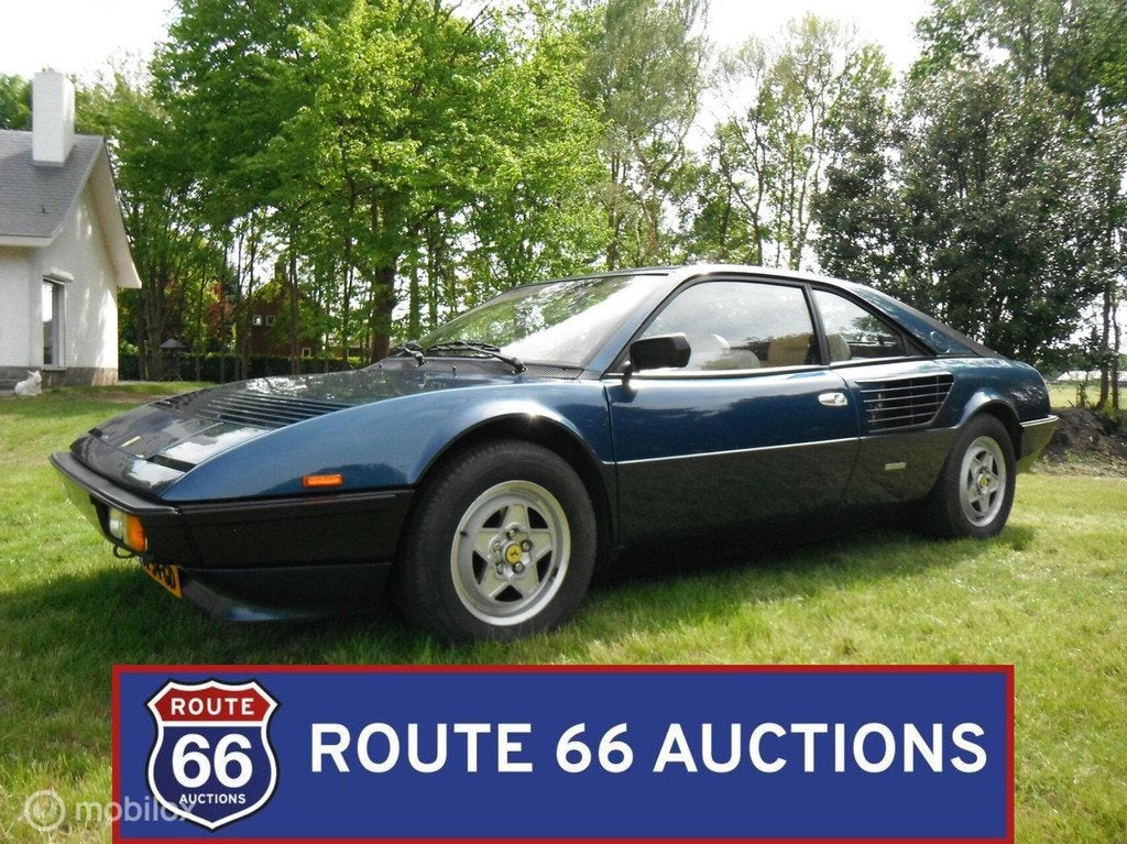 Ferrari Mondial QV | 1984 | Route 66 Auctions, Zwart, Bedrijf, Handgeschakeld, Overige carrosserie