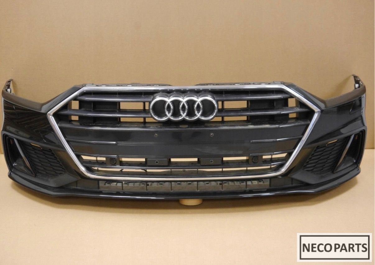 AUDI A7 4K S-LINE VOORBUMPER 4xPDC  LX7J ORIGINEEL, Arrière, -, Haillon arrière, Audi