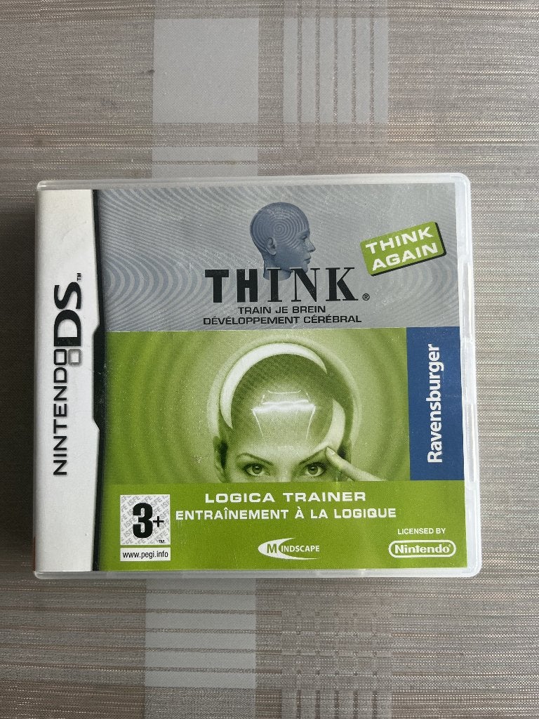 Nintendo DS spel ‘Think train je brein’, Puzzel en Educatief, Gebruikt, 1 speler, Ophalen of Verzenden