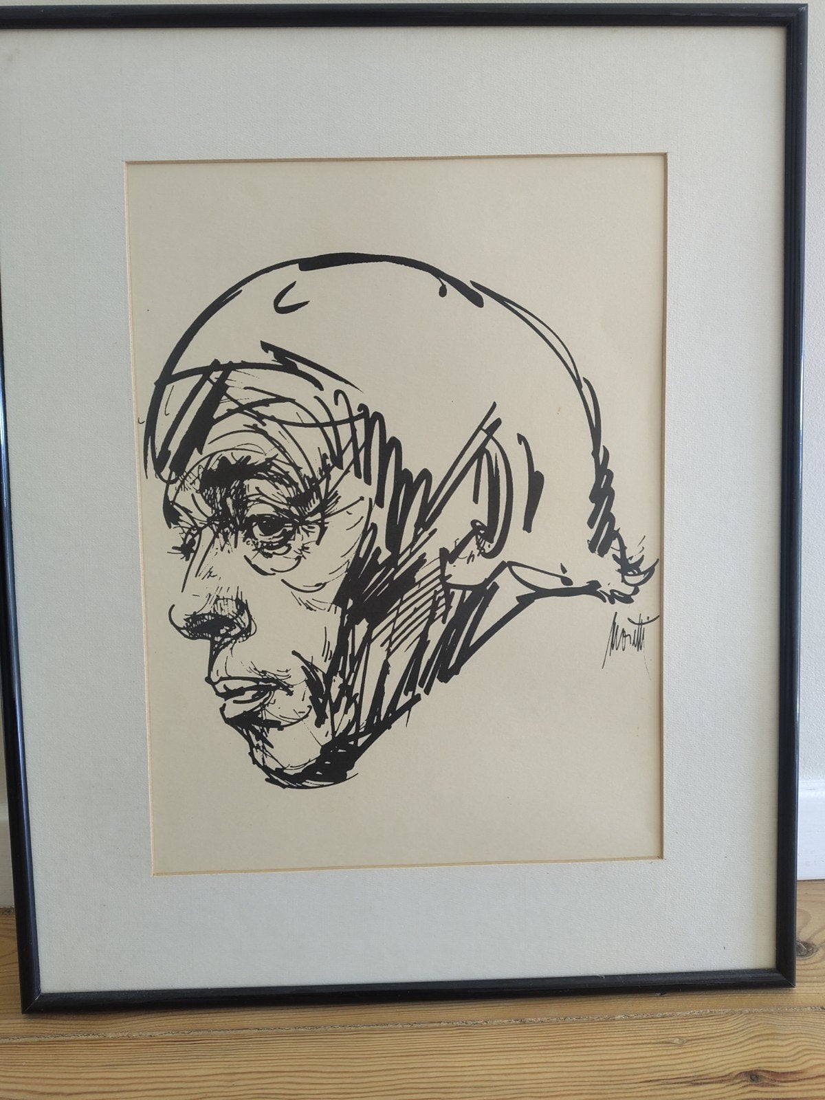 Lithographie Jacques Brel par Raymond Moretti, Enlèvement ou Envoi