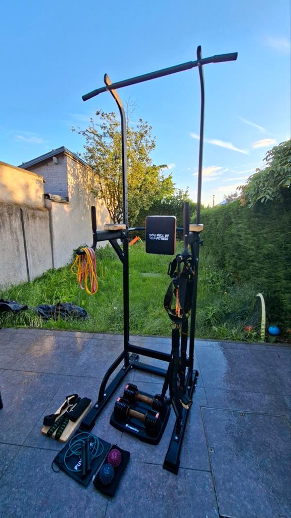 Pack Musculation Complet Pull Up Fitness, Enlèvement, Jambes, Barre de traction