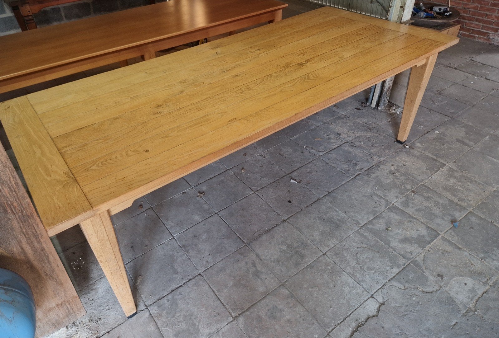 Franse kloostertafel, Huis en Inrichting, Tafels | Eettafels, Ophalen, Eikenhout