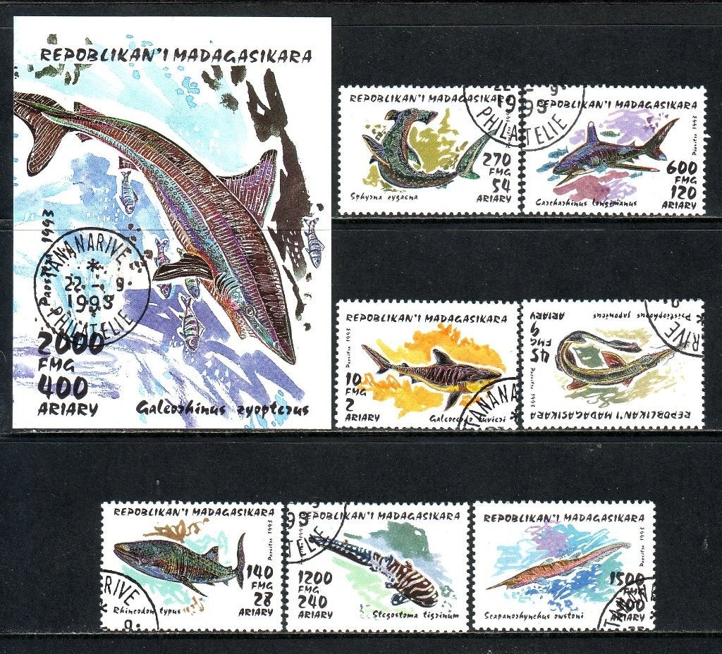 Postzegels : Diverse themareeksen vissen, Ophalen of Verzenden, Gestempeld, Dier of Natuur