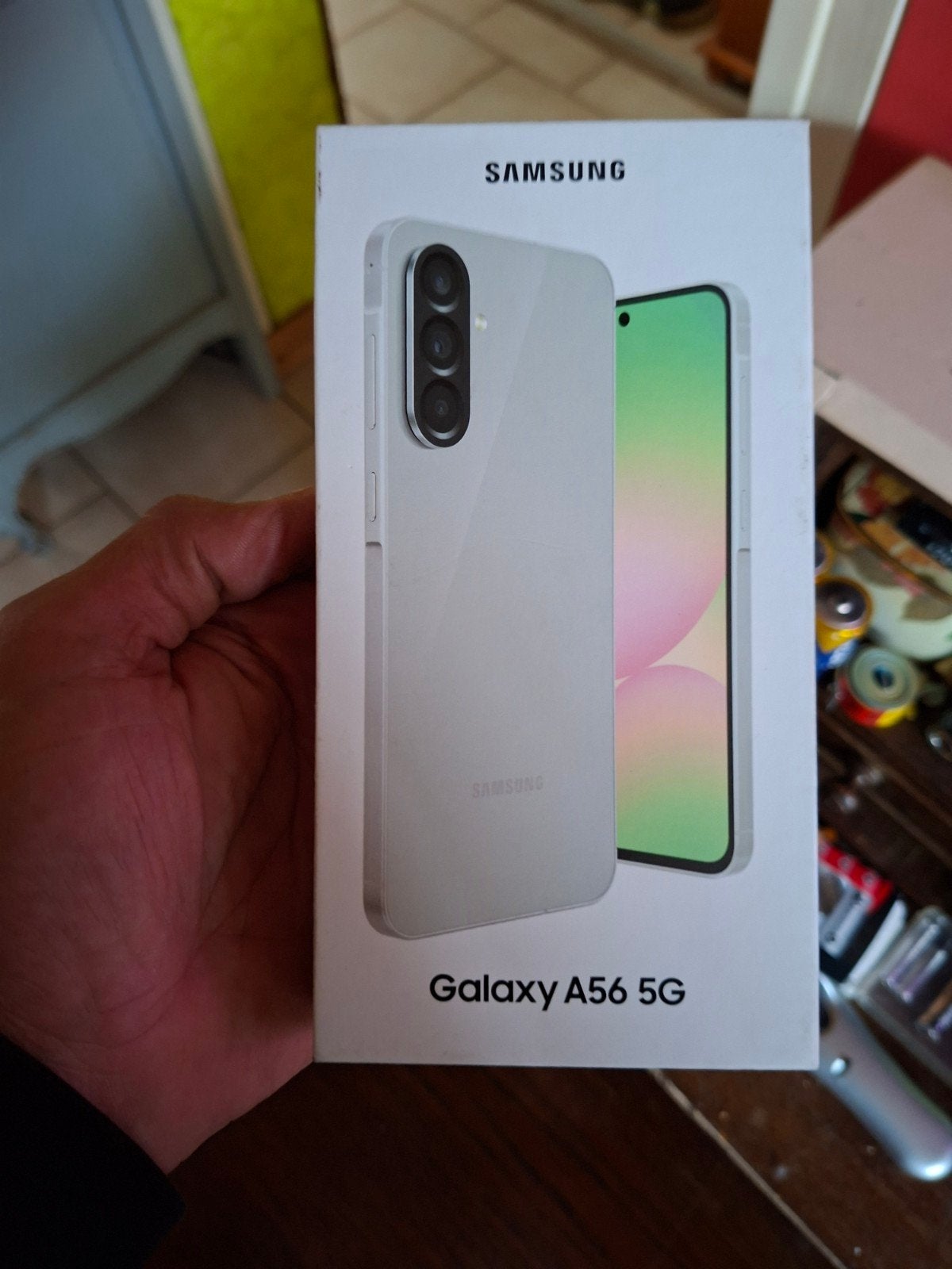 galaxy a56 5G, Telecommunicatie, Ophalen, Zo goed als nieuw, Screenprotector