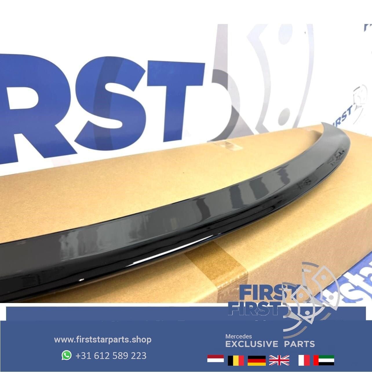 (W166) W292 C292 GLE COUPÉ AMG KOFFERBAK SPOILER ZWART 2014-, Arrière, Haillon arrière, Utilisé, -