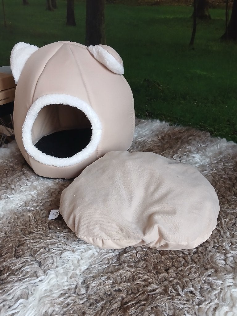 Niche en Coussin pour petit chien ou chat (quasi neuf), Enlèvement, Comme neuf, Polyester