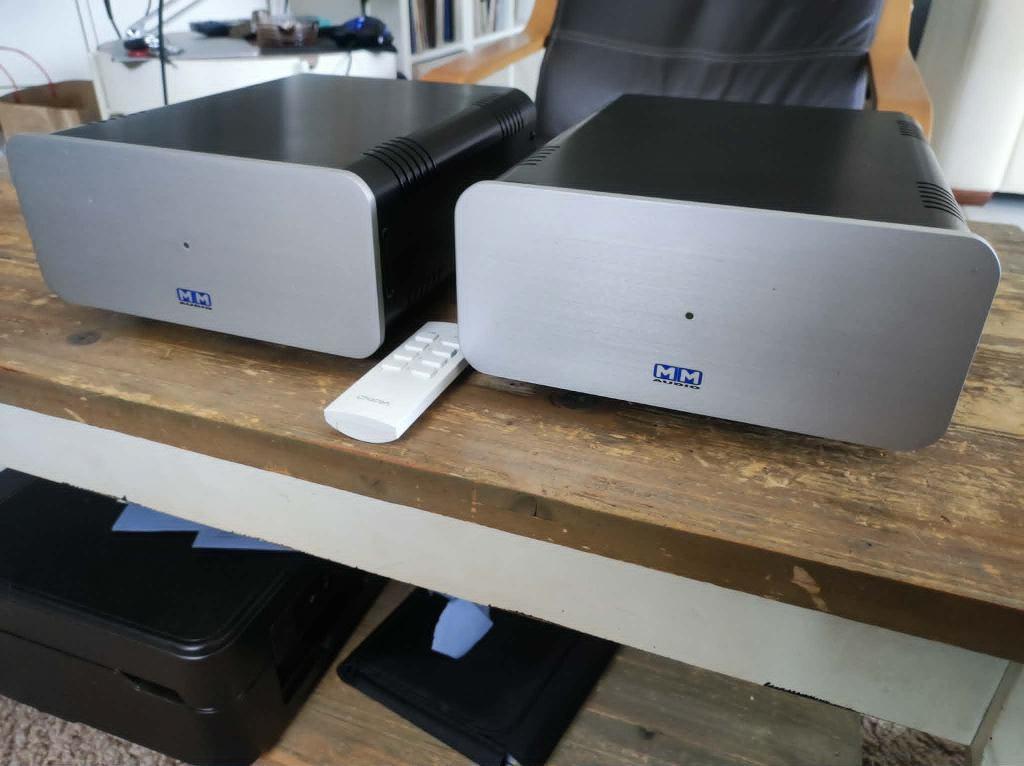 HYPEX -MM AUDIO-2X MIDIMONO CLASS D MONOBLOCKS POWERAMPS, Audio, Tv en Foto, Versterkers en Ontvangers, Zo goed als nieuw, 120 watt of meer