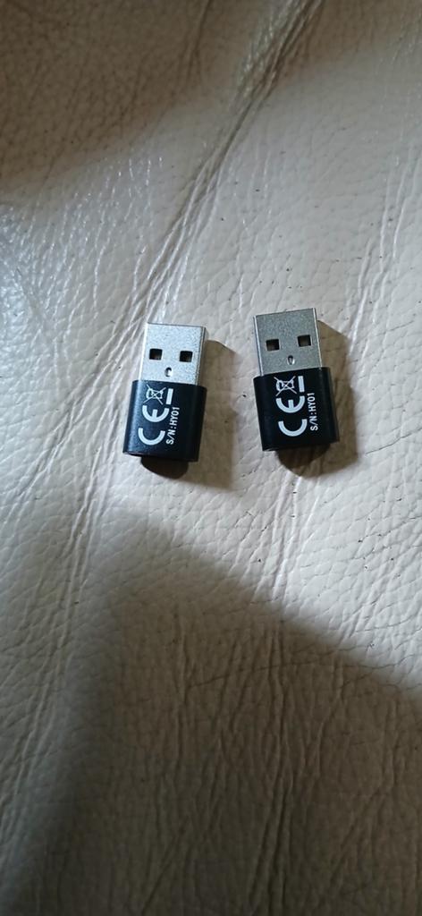 2 adapters van usb naar usb c, Ophalen of Verzenden, Nieuw