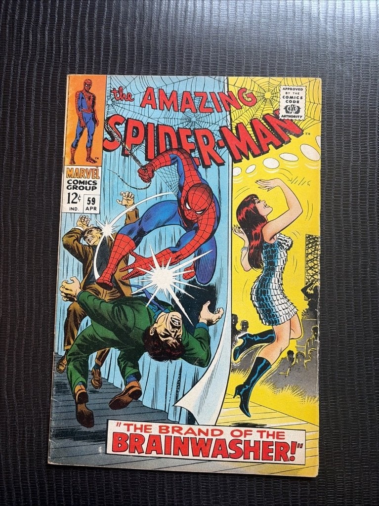 The Amazing Spider-Man #59 First Mary Jane Cover Key, Boeken, Marve Stan Lee, Amerika, Zo goed als nieuw, Ophalen
