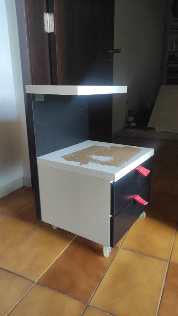 Nachtkastje/ bijzetkastje, Ophalen, Gebruikt