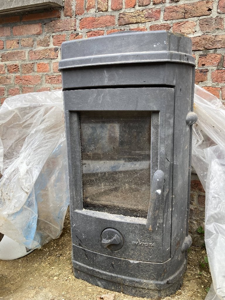 kleine houtkachel, Huis en Inrichting, Kachels, Ophalen, Gebruikt, Houtkachel, Vrijstaand