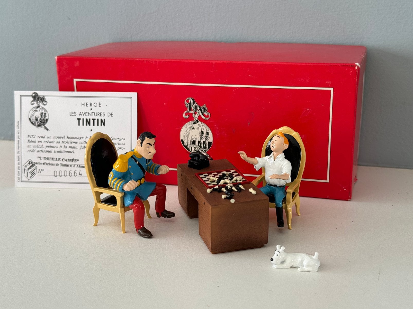 Tintin et alcazar la partie d’echec pixi, Collections, Enlèvement ou Envoi, Tintin, Comme neuf