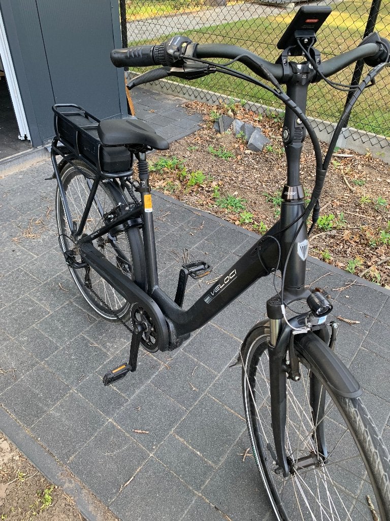 Elektrische damesfiets VELOCI, Fietsen en Brommers, Zo goed als nieuw, 47 tot 51 cm, 50 km per accu of meer, Ophalen