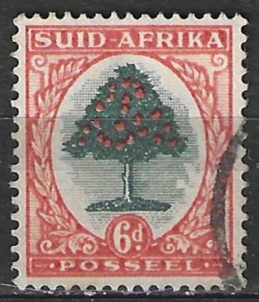 Afrique du Sud 1926 - Yvert 21 - Orange Tree (ST), Timbres & Monnaies, Timbres | Afrique, Envoi, Afrique du Sud, Affranchi