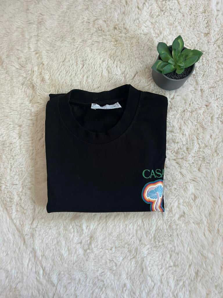 Casablanca T-shirt - Maat M, Vêtements | Hommes, T-shirts, Enlèvement ou Envoi, Comme neuf, Taille 48/50 (M), Noir