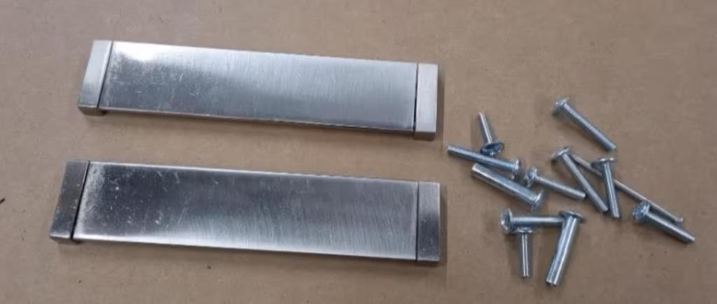INOX HANDGREPEN, Ophalen of Verzenden, Zo goed als nieuw, Inox, Klink of Kruk