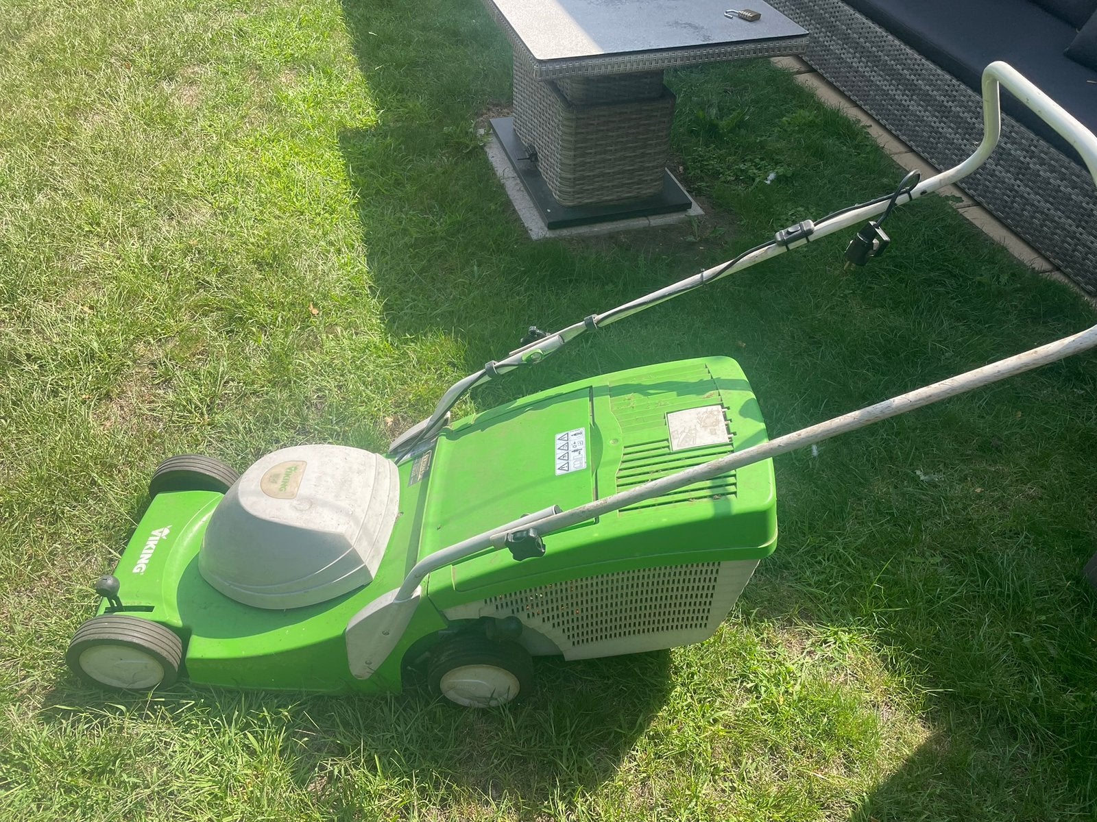 Viking grasmaaier, Tuin en Terras, Grasmaaiers, Ophalen, Zo goed als nieuw
