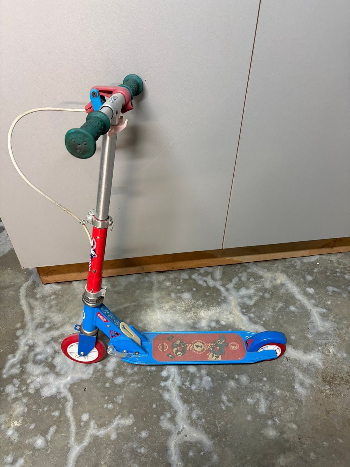 Kinderstep oxelo decathlon, Ophalen, Gebruikt, Gewone step