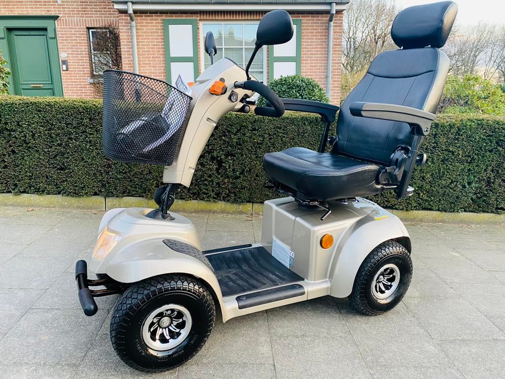 Voiturette électrique Vermeiren Ceres 4 Deluxe - Scootmobiel, Divers, Enlèvement ou Envoi, Pliant, Comme neuf, Fauteuil roulant électrique