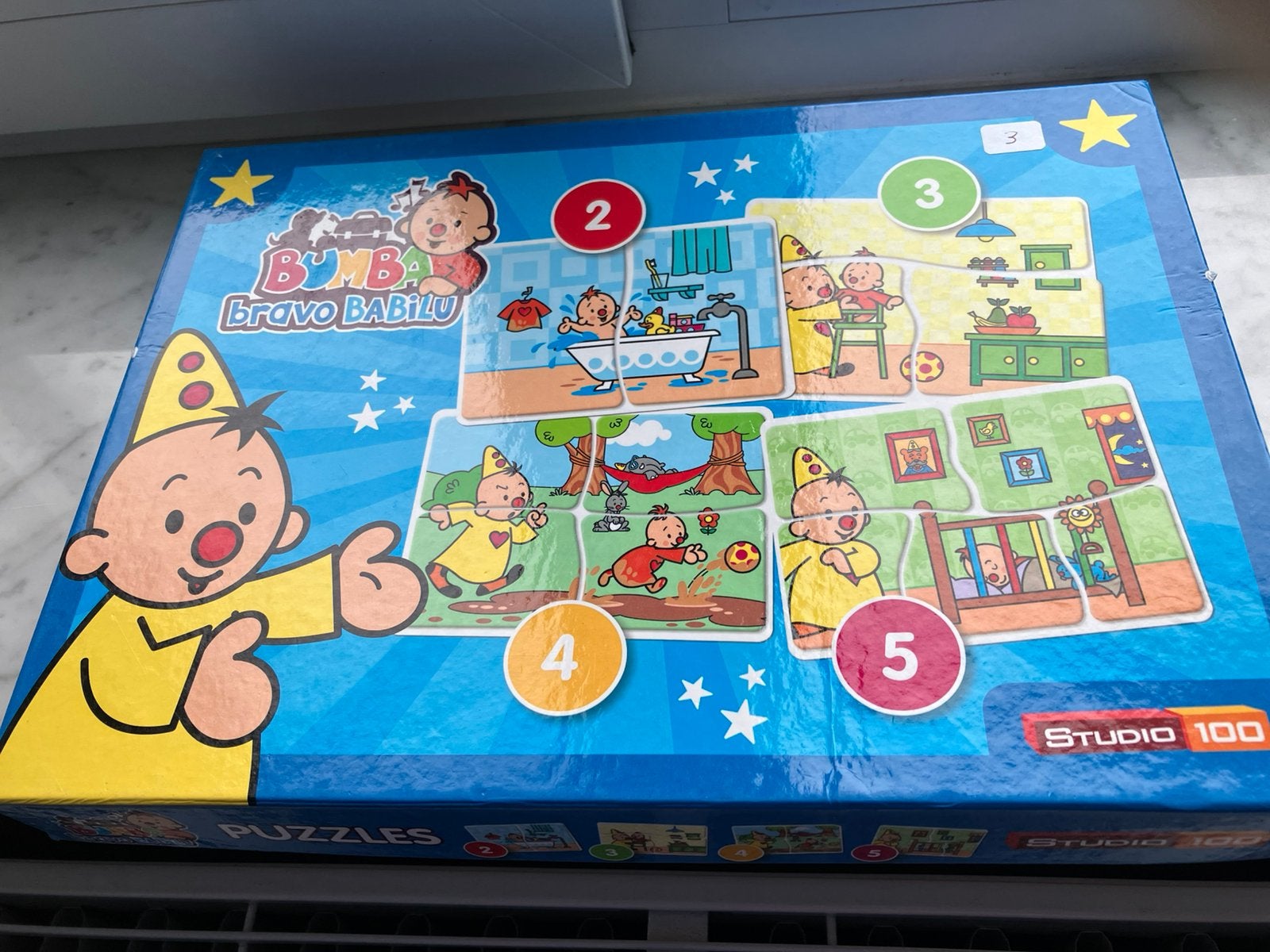 Bumba puzzels van 2,3,4,5, stukken, Ophalen, Gebruikt