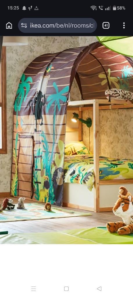 Ikea Kinder bedtent, Ophalen, Zo goed als nieuw