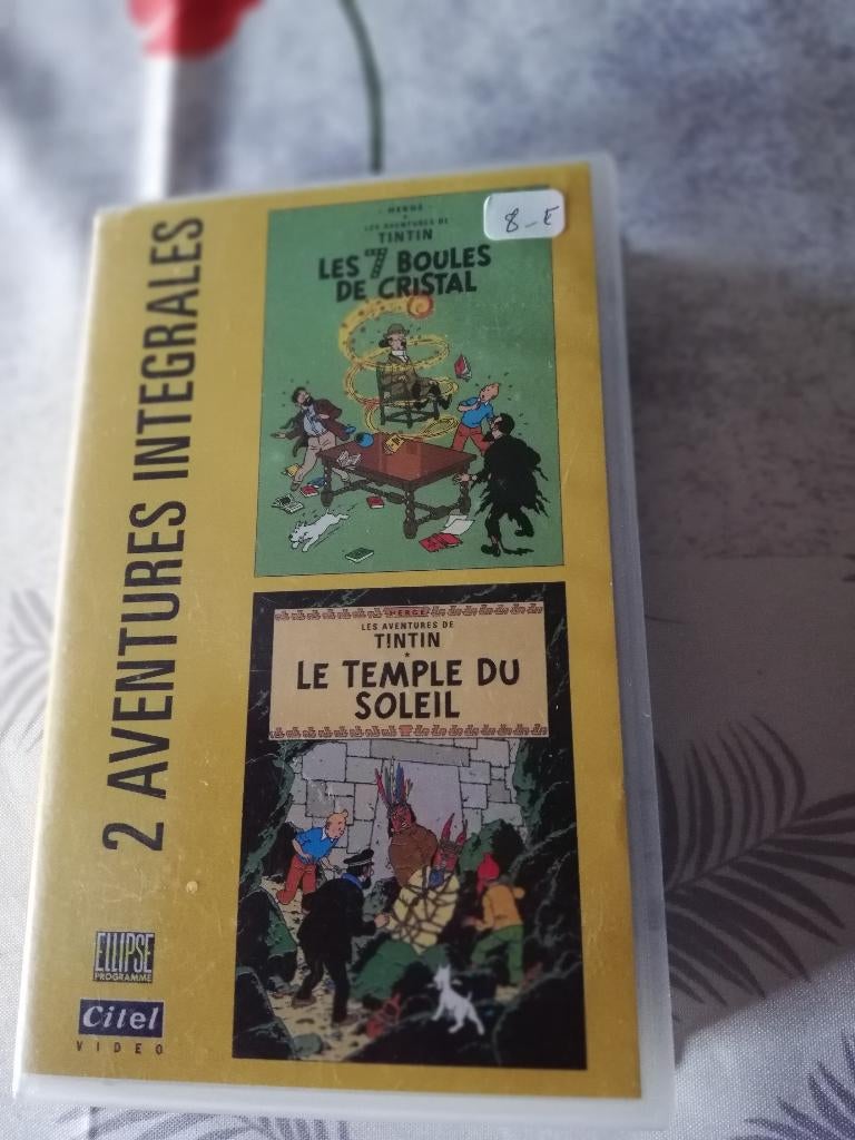LOT DE QUATRE CASSETTES "TINTIN", Enlèvement ou Envoi
