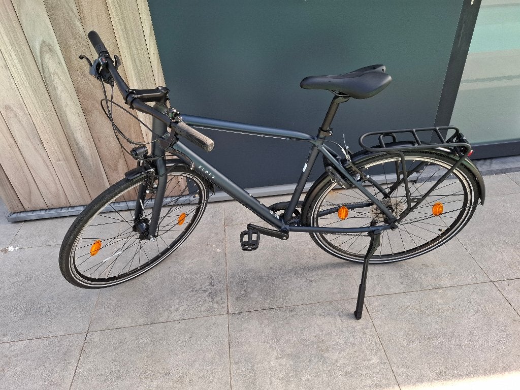 Elops stadsfiets heren L in nieuwstaat, Velgrem, Versnellingen, Zo goed als nieuw, Ophalen