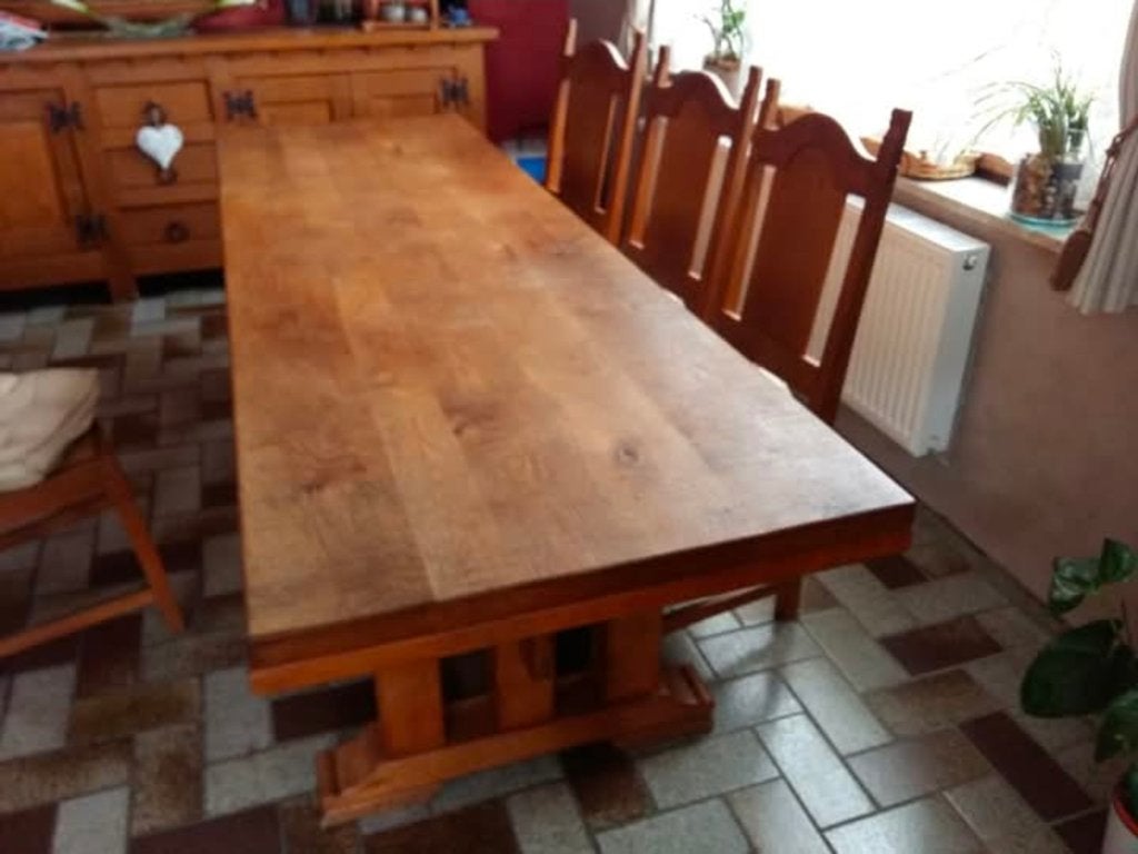 Table en chene massif, Chêne Massif, Enlèvement, Utilisé, 50 à 100 cm