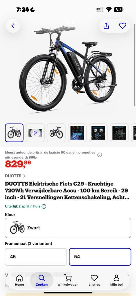 Elektronische fiets, Fietsen en Brommers, Elektrische fietsen, Ophalen
