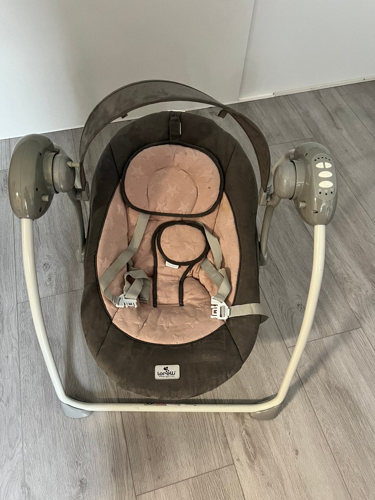 Automatische schommel, Kinderen en Baby's, Wipstoeltjes, Ophalen, Zo goed als nieuw