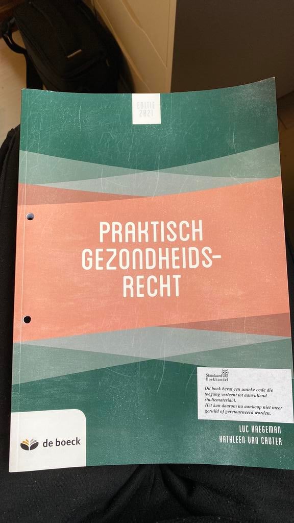 Praktisch gezondheidsrecht 2021, Boeken, Schoolboeken, Ophalen of Verzenden, Nieuw, Overige niveaus, Overige vakken