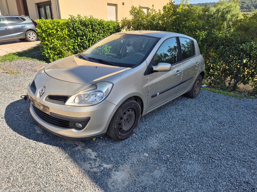 Clio 3 Benzine 2007, Stof, Beige, Beige, 5 deurs