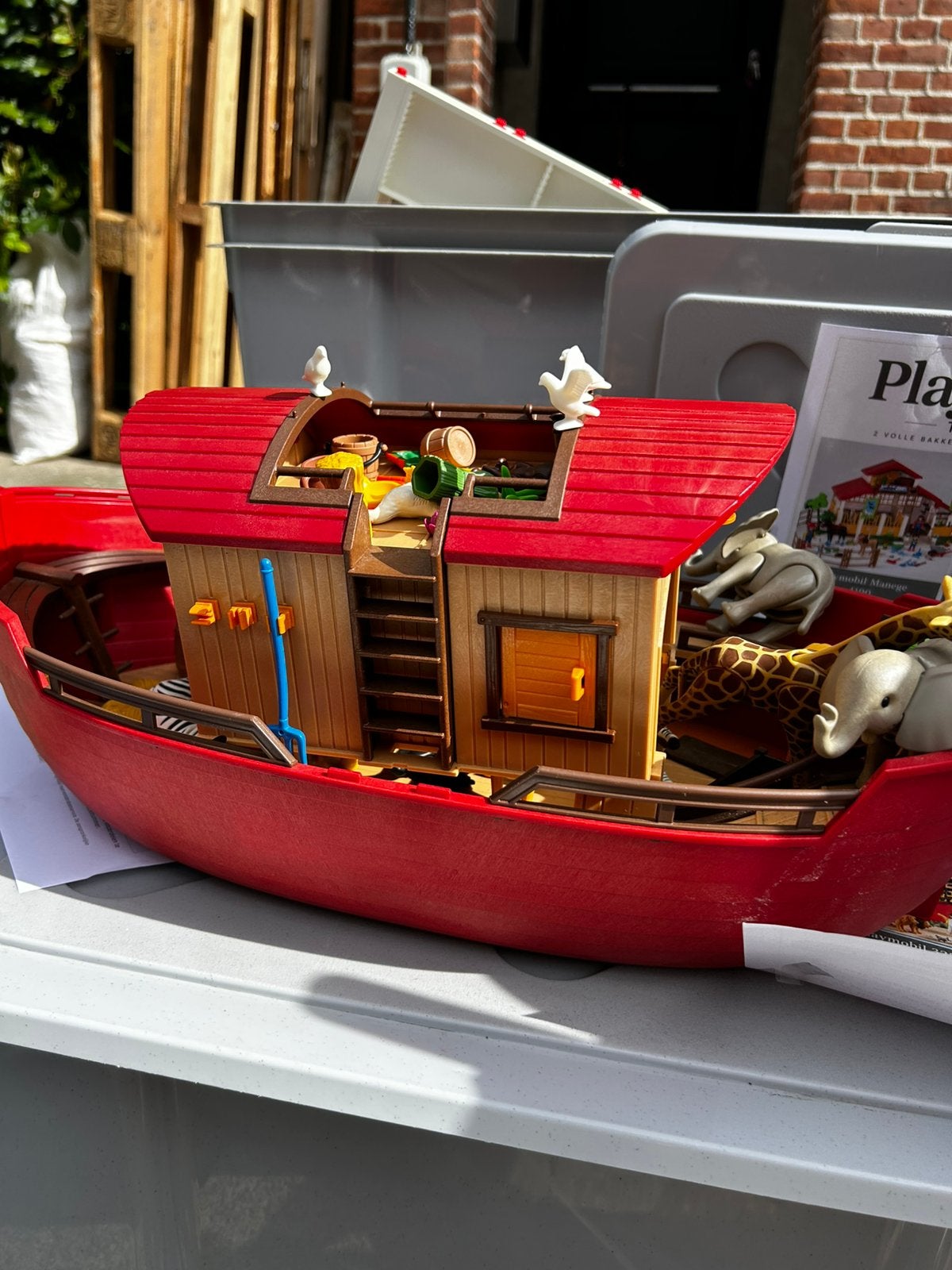 Playmobil 3255 - Ark van Noah, Kinderen en Baby's, Ophalen, Gebruikt, Figuren