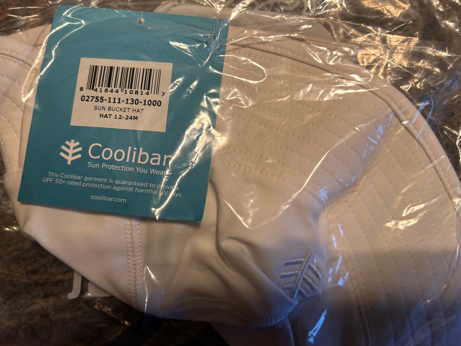 Zonnehoed meisje Coolibar 1 - 2 jaar nieuw 50+ beschermend, Meisje, Hoed, Nieuw, Ophalen of Verzenden