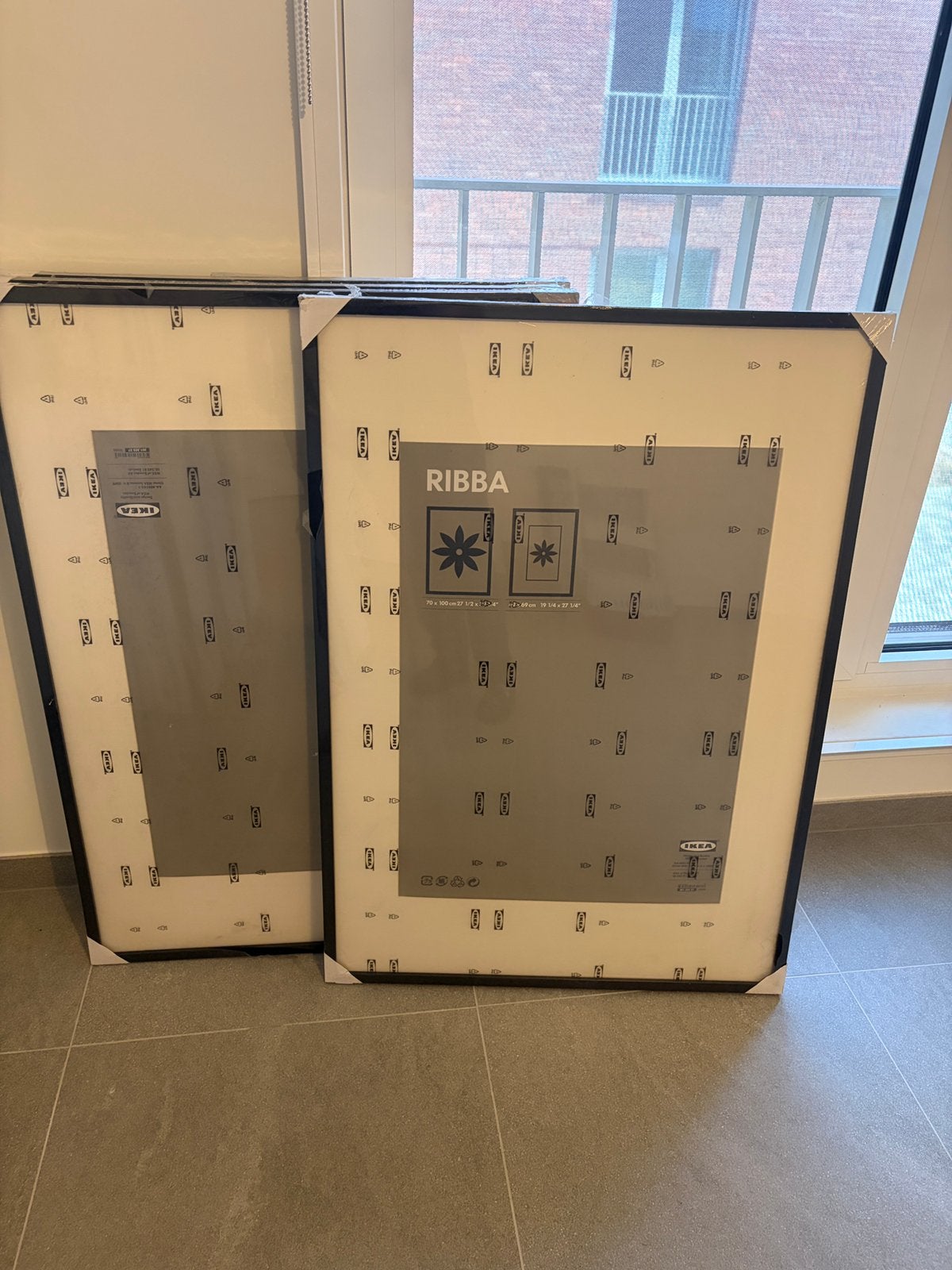 4x IKEA RIBBA fotolijst 70x100 cm, zwart — nieuw, moet weg, Audio, Tv en Foto, Fotografie | Fotolijsten, Ophalen, Zo goed als nieuw