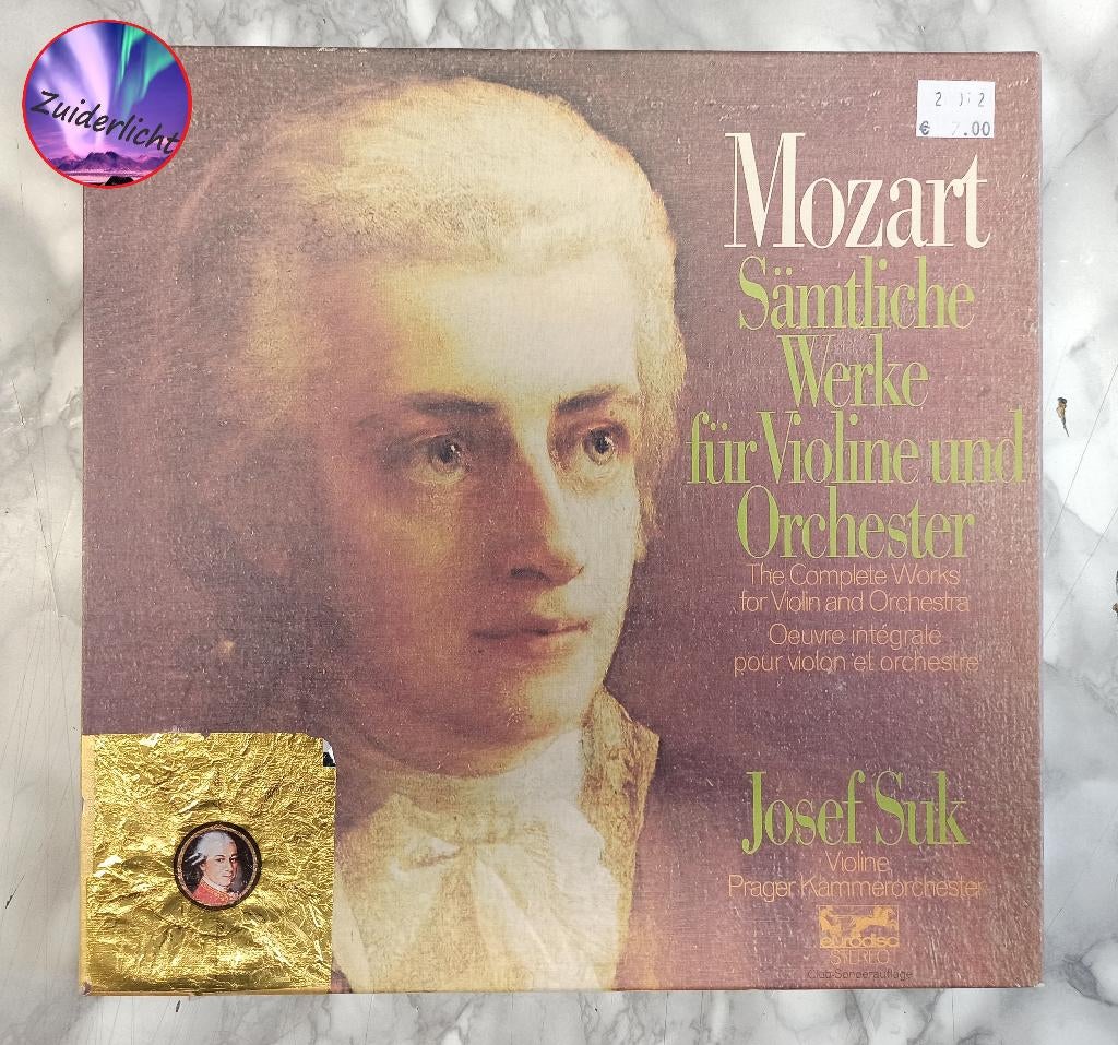 JOSEF SUK - MOZART Complete Werken voor Viool & Orkest, CD & DVD, Vinyles | Classique, Utilisé, Coffret, Du modernisme à nos jours
