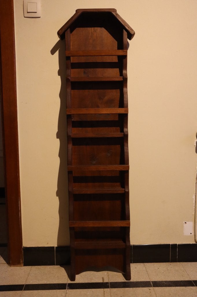 Étagère en bois pour assiettes décoratives, Antiquités & Art, Enlèvement