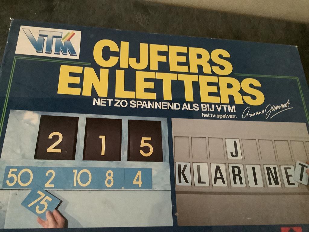 Cijfers en letters spel, Ophalen, Zo goed als nieuw