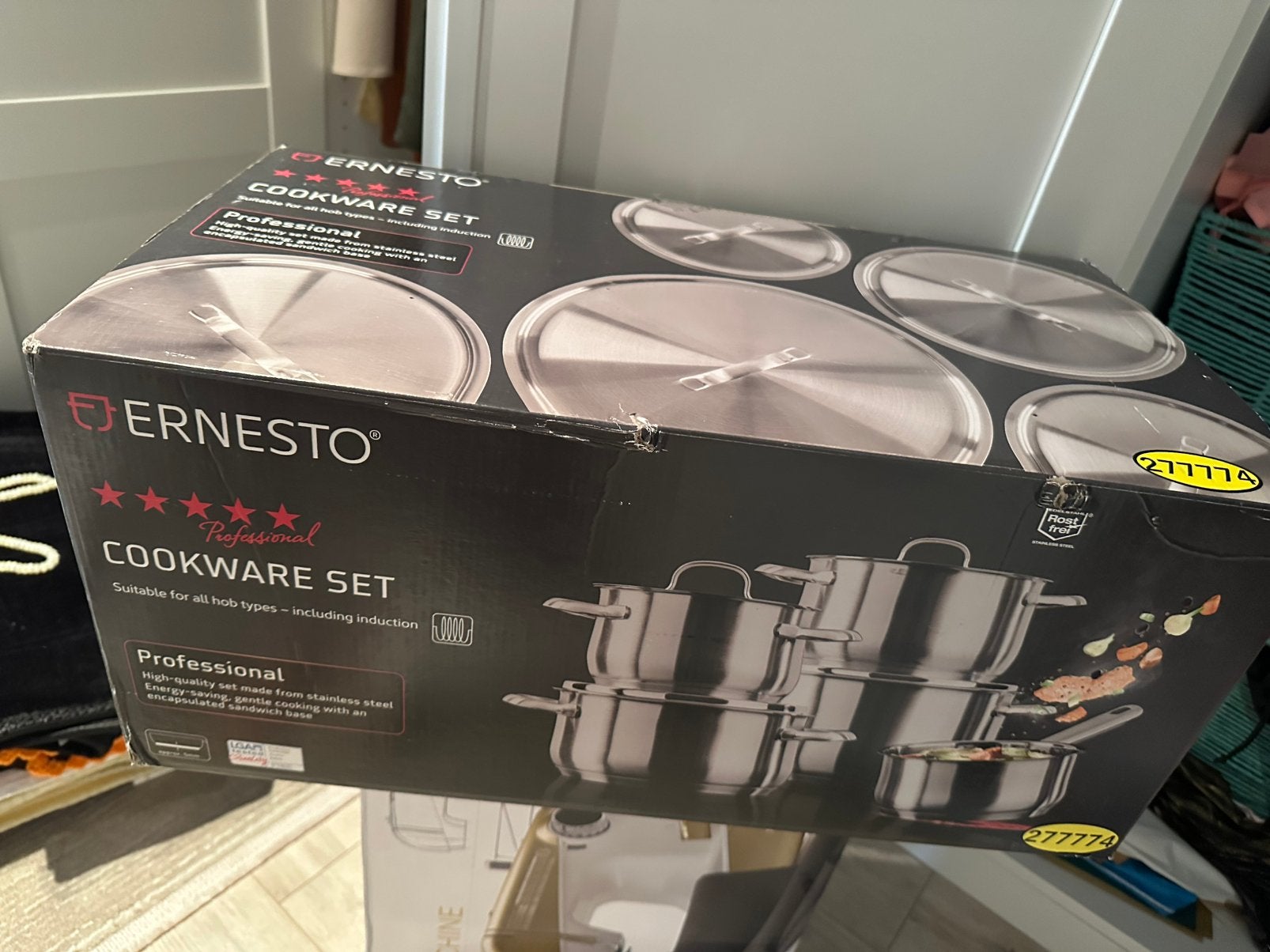 Nieuw in verpakking kookpotten set, Ophalen, Zo goed als nieuw