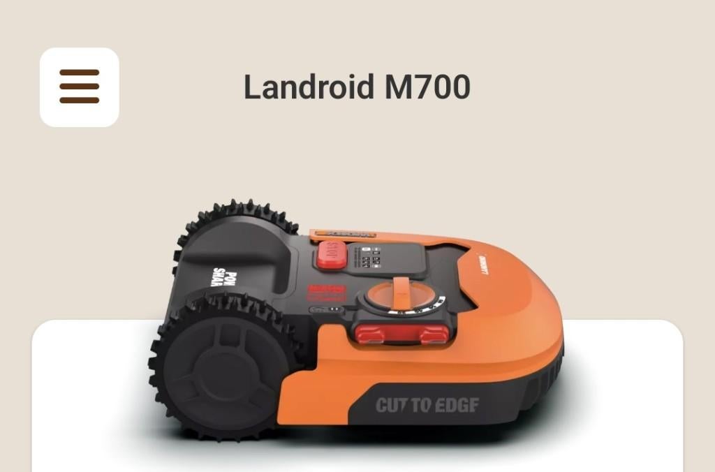Worx landroid M700, Enlèvement, Utilisé, Worx, Contrôlable via l'application
