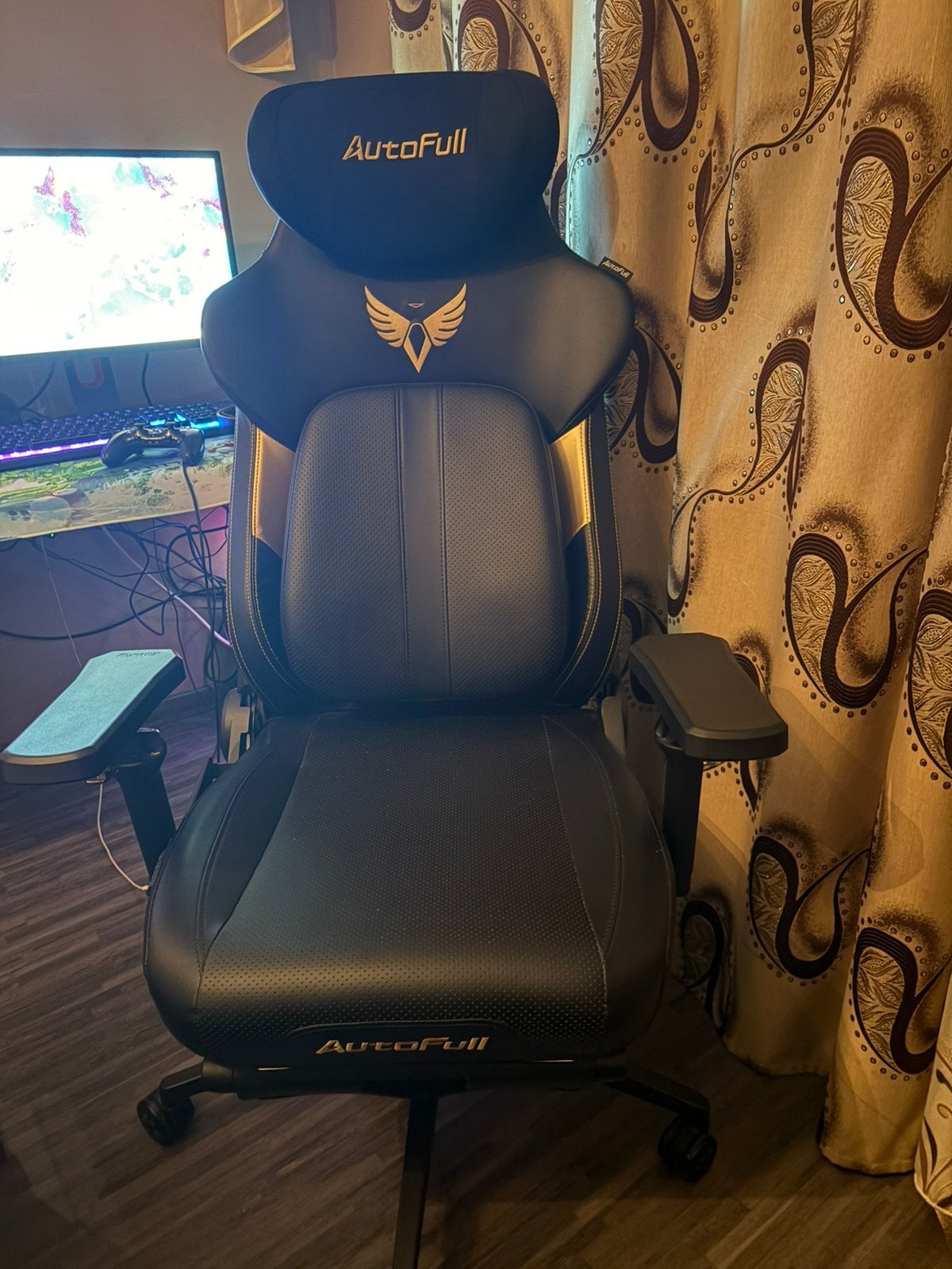 Autofull gaming stoel, verwarming, cooling, massage, Sport en Fitness, Ophalen, Zo goed als nieuw