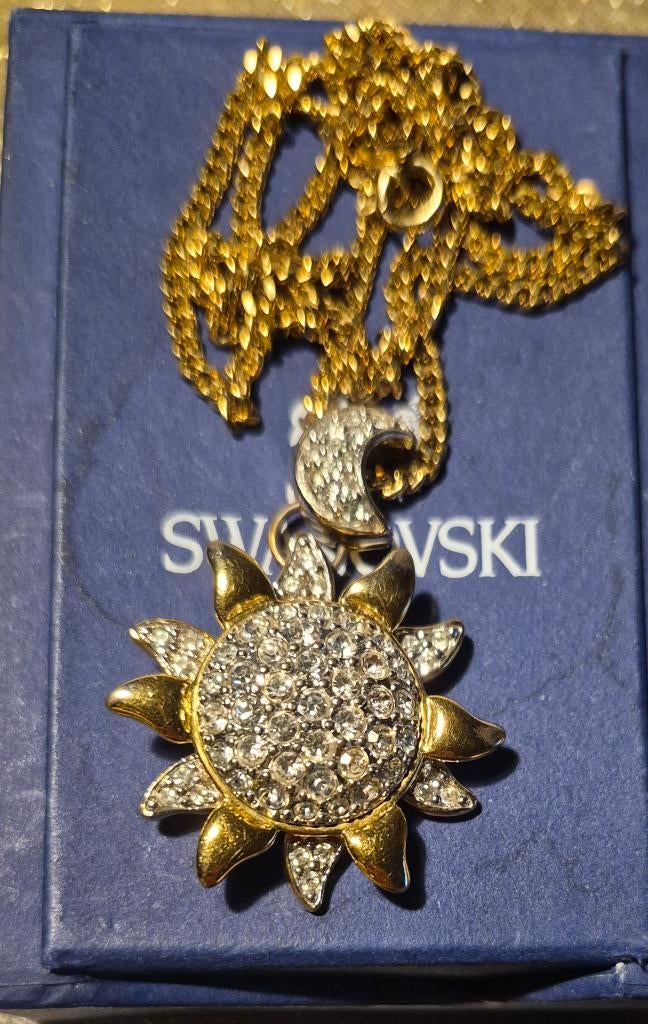 prachtige Swarovski ketting, Enlèvement ou Envoi, Comme neuf, Bijou ou Montre