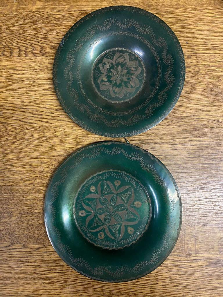 2 bordjes, Ophalen of Verzenden