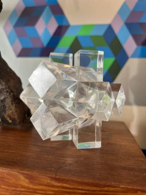 Sculpture en lucite MAX SAUZE années 1970, Antiquités & Art, Enlèvement