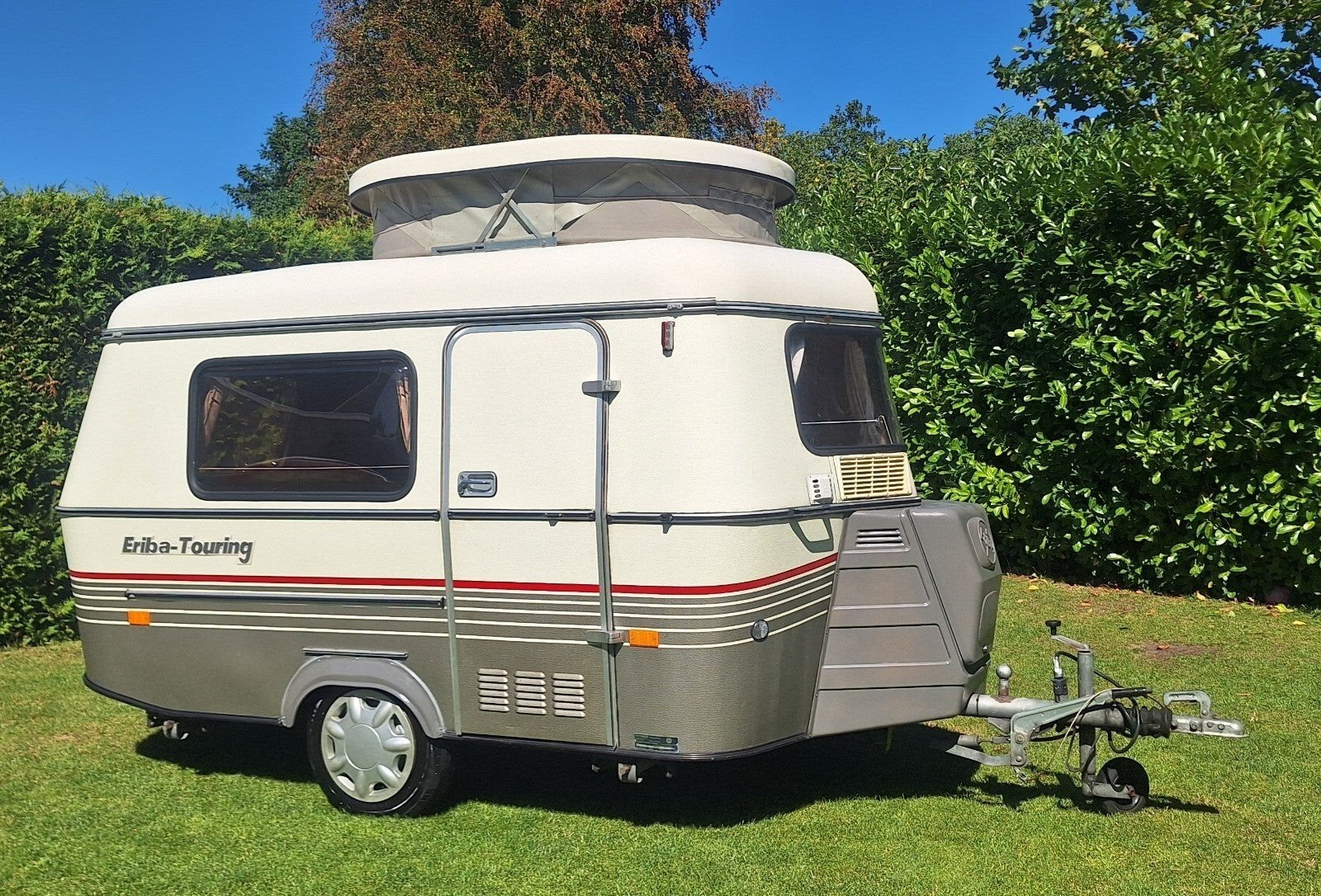 eriba puck topstaat!, Caravanes & Camping, Toit relevable, Particulier, Eriba, Siège de train