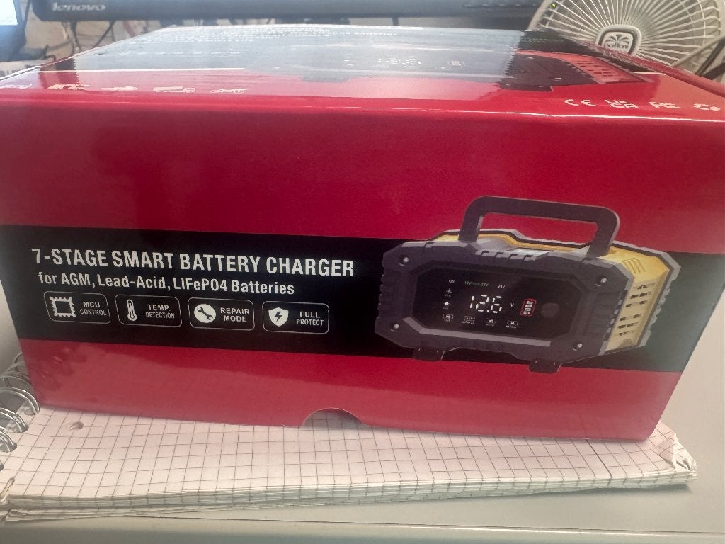 Foxsur 12-24v battery charger, Ophalen of Verzenden, Nieuw