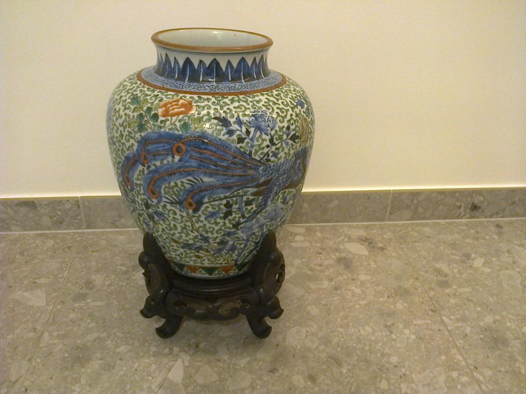 Chinese Vaas *FAMILLE VERTE*, Antiek en Kunst, Antiek | Vazen, Ophalen